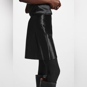 COS Stunning Satin Mini Skirt in black size Small